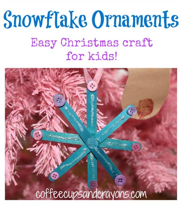 Snowflake Ornaments: Easy Christmas Kids Craft