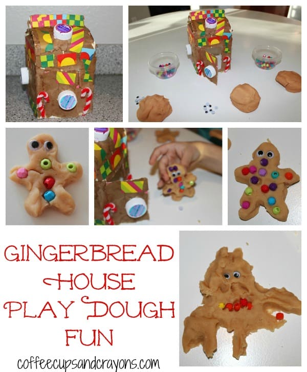 Play Dough Gingerbread Friends Kids Activity