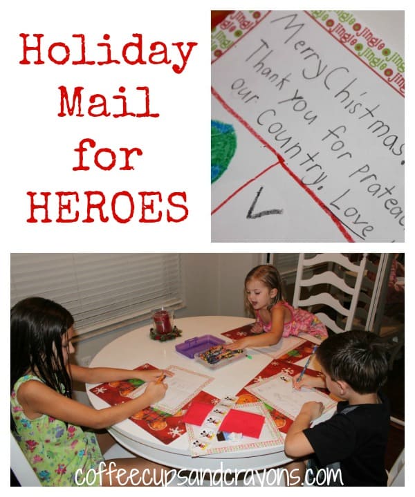 Act of Kindness for Kids: Send a Card to a Service Member