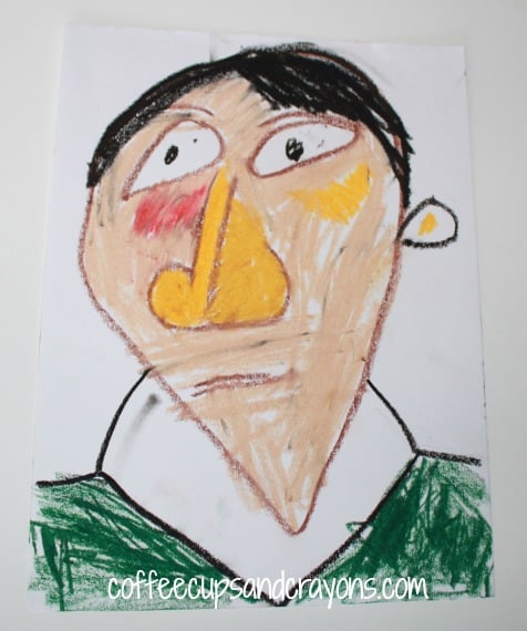 Kids Art Projects: Easy Picasso Portaits