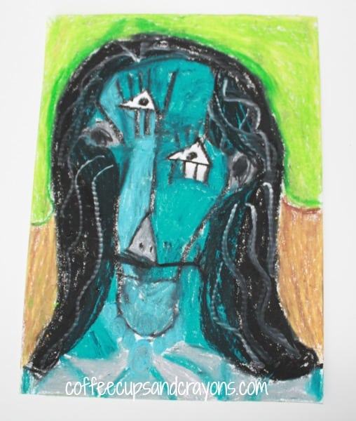 Art Projects for Kids: Picasso Portrait Drawing