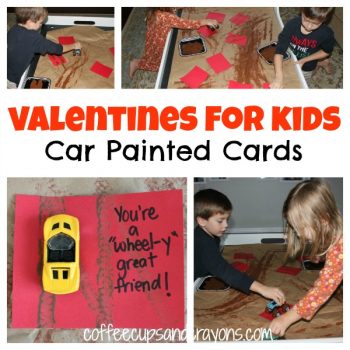 Homemade Valentines for Kids: Car Painting