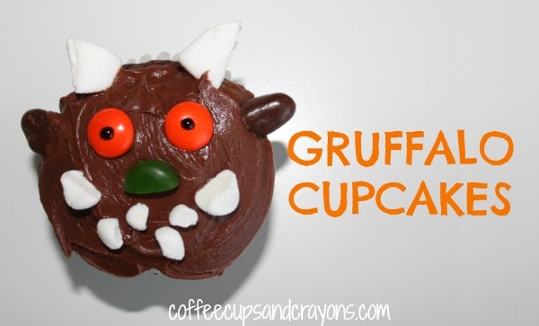 Gruffalo Cupcakes from Coffee Cups and Crayons