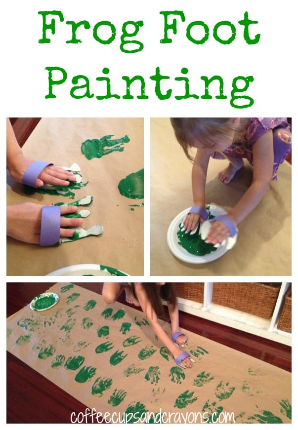 Big Art for Kids Frog Feet Prints