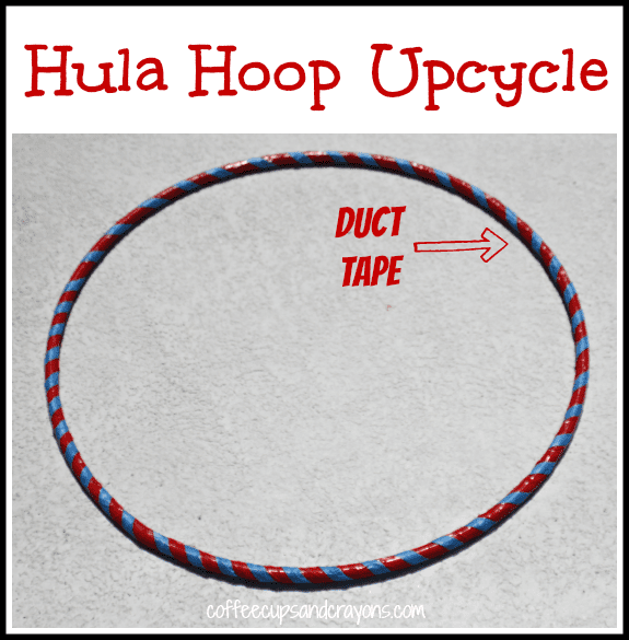 Duct Tape Hula Hoop Craft for Kids