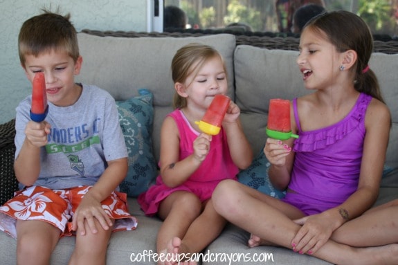 Super Healthy Watermelon Popsicles for Kids