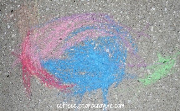 Write a chalk message to brighten someone's day!