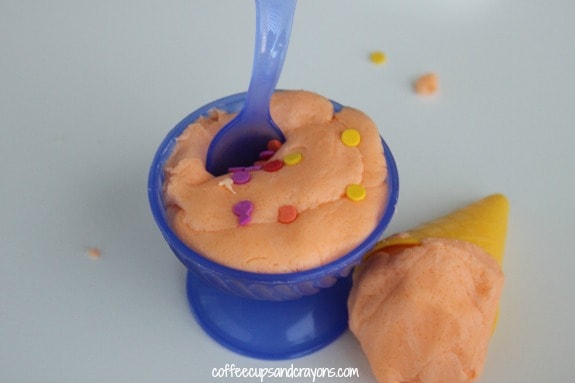 Orange Creamsicle Dough for Kids!