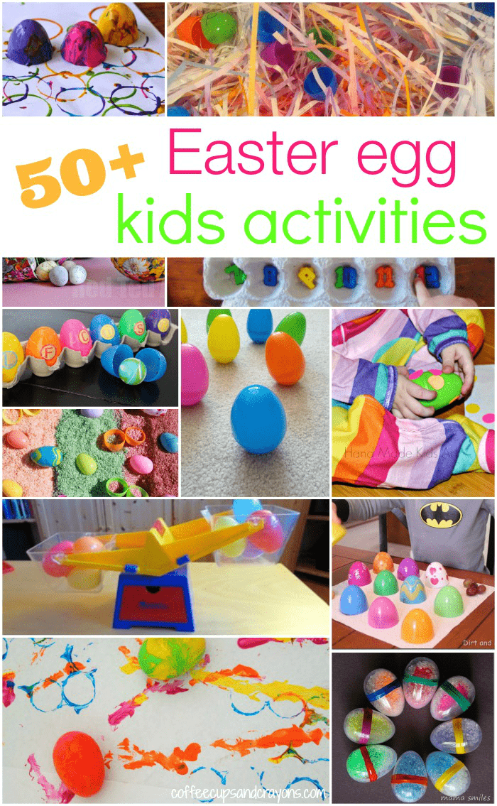 50+ Ways to LEARN PLAY and CREATE with Plastic Easter Eggs!