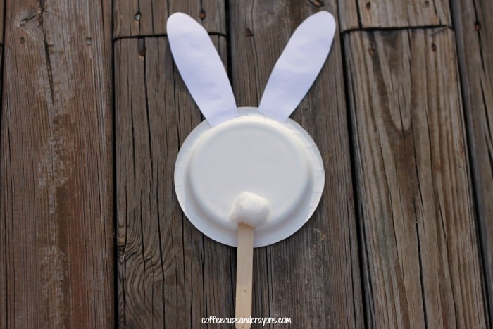 Easter Craft for Kids Bunny Puppet!