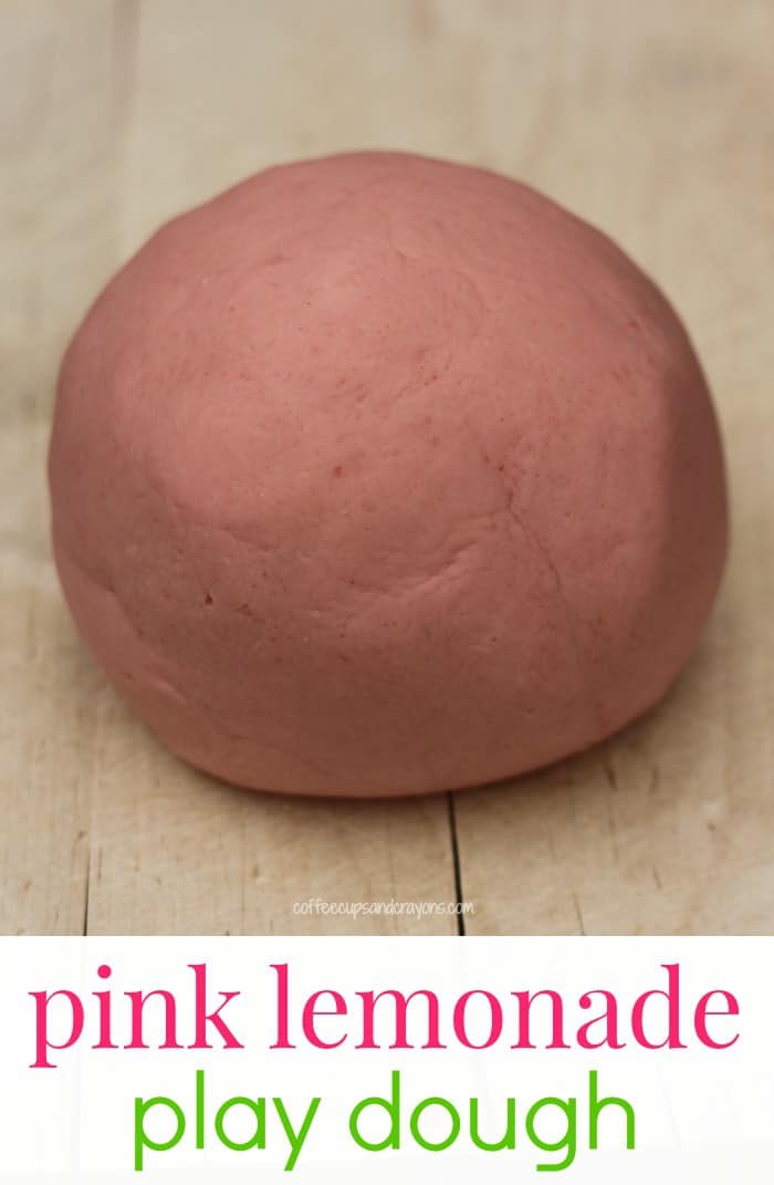 Pink Lemonade Homemade Play Dough Recipe for Kids