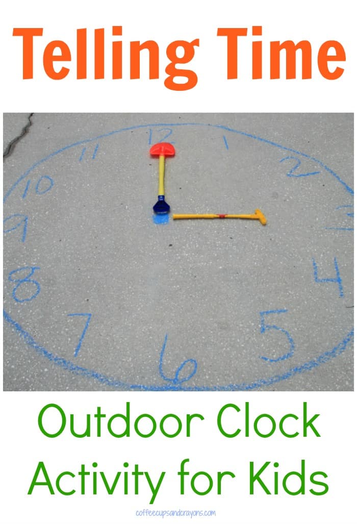 Telling Time Practice Games on an Outdoor Clock!