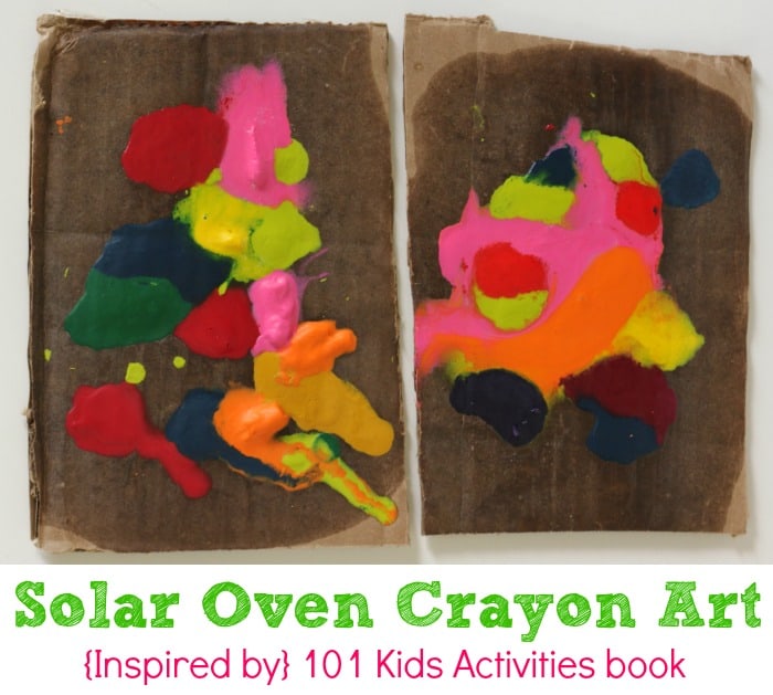 How to Make Solar Oven Melted Crayon Art with Kids!