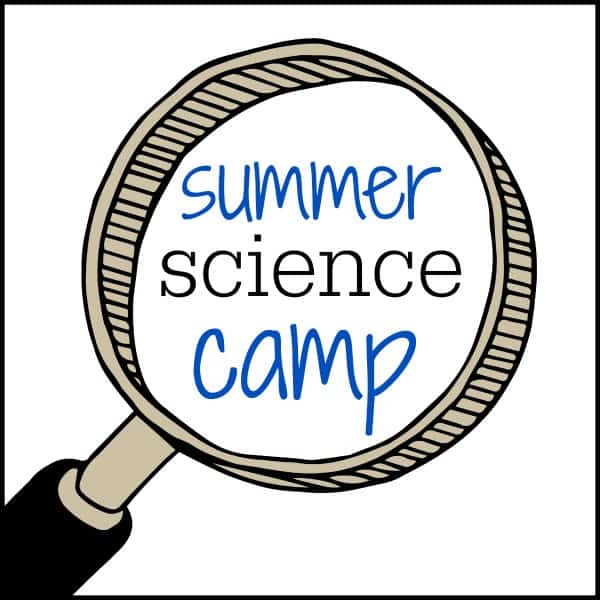 summer science camp blue