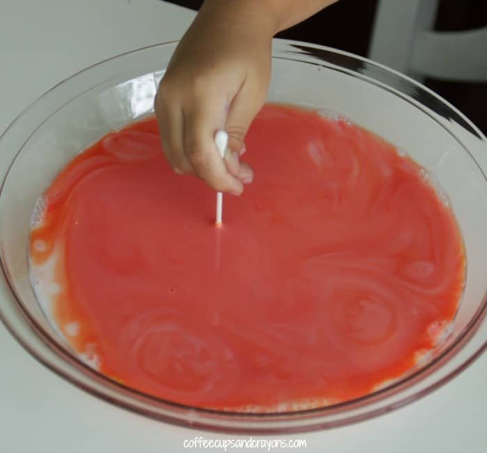 Magic Milk Preschool Science Experiment