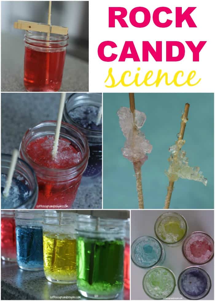 Rock Candy Science Experiment for Kids! So cool!
