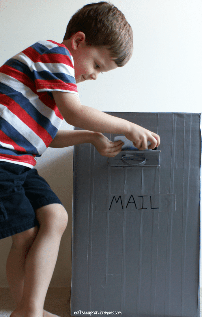 DIY Mail Box and Letter Writing Practice