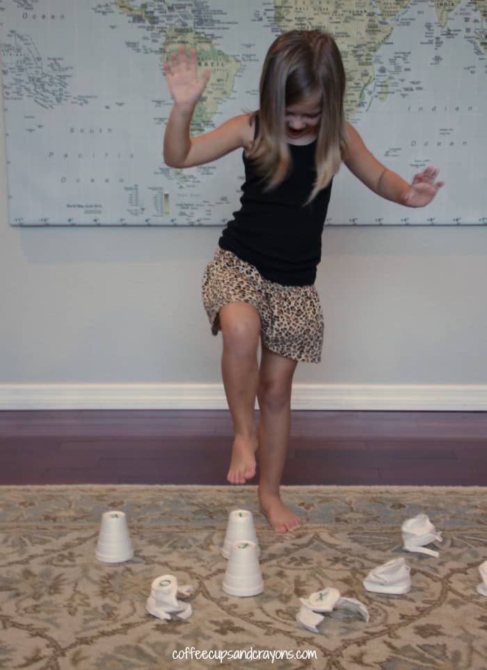 Say and Stomp! A FUN, active letter learning activity for kids!