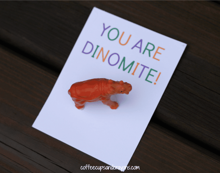 Free Printable Dinosaur Valentines for Kids!