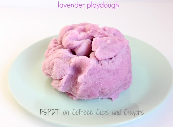 how to make lavender playdough