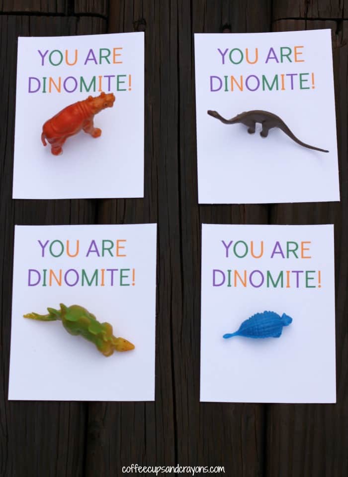 You are DINO-Mite Free Printable Valentines for Kids!