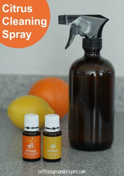 Homemade Citrus All Purpose Cleaning Spray with Essential Oils!