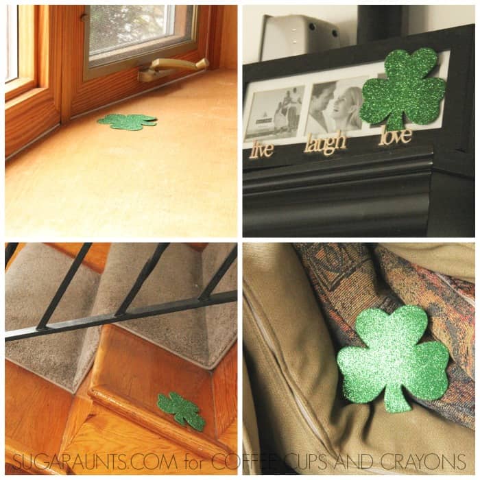 Find shamrocks with this math game!