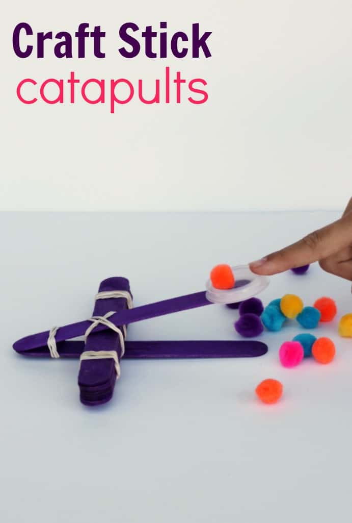 Awesome STEM Activity for Kids--Make a Craft Stick Catapult!
