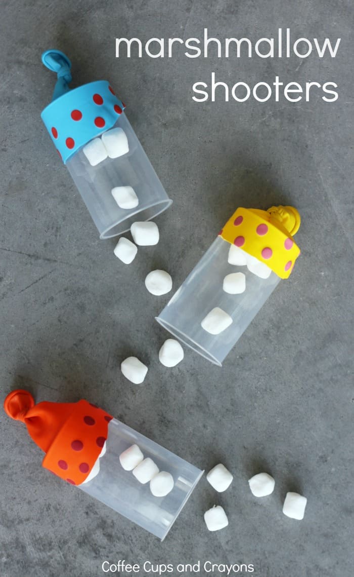 DIY Marshmallow Shooters! Such a fun craft for kids to make and play with!