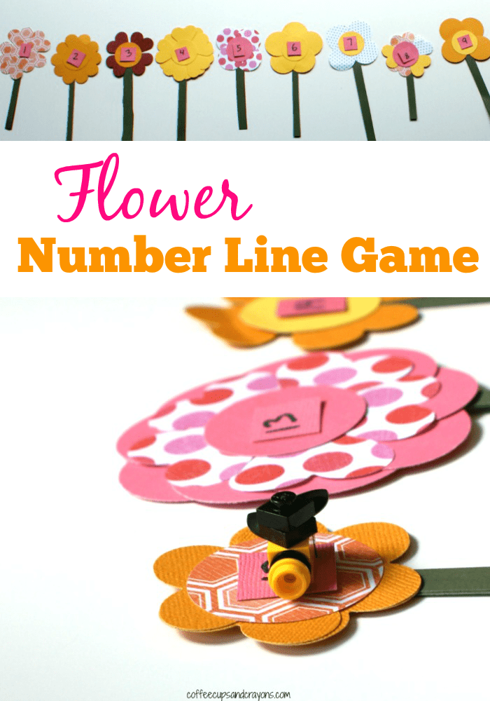 Flower Number Line Game