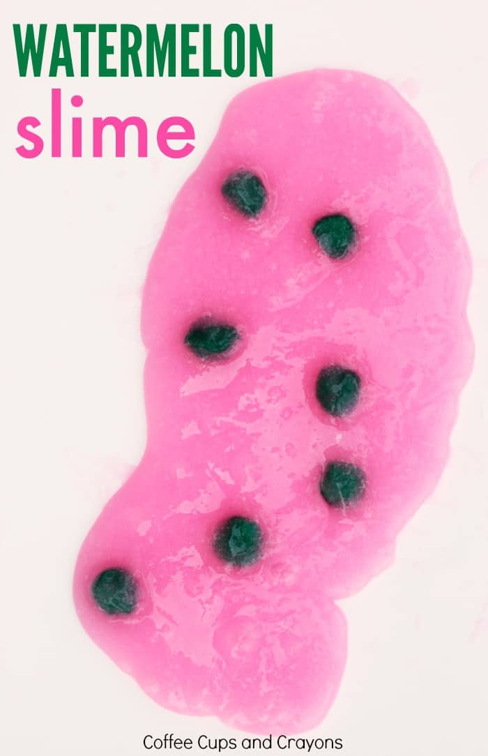 How to Make Watermelon Scented Slime for Kids! A total sensory summer fun!