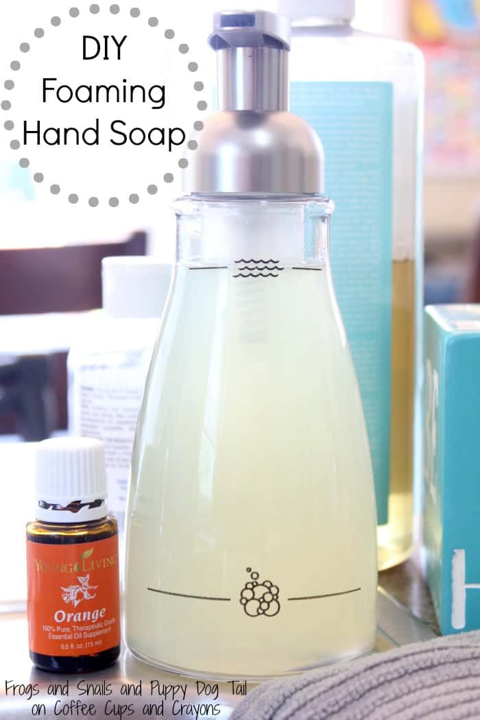 DIY foaming hand soap 