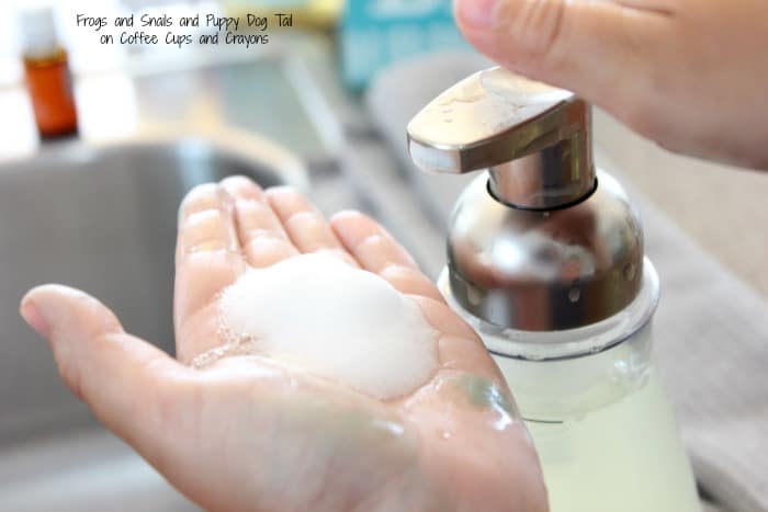 DIY hand soap kids can help make 