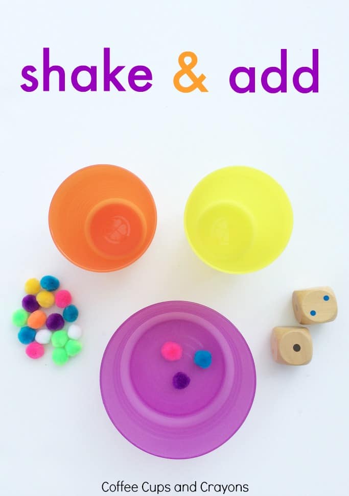 Shake and Add! An active addition game that makes math fun and hands on!