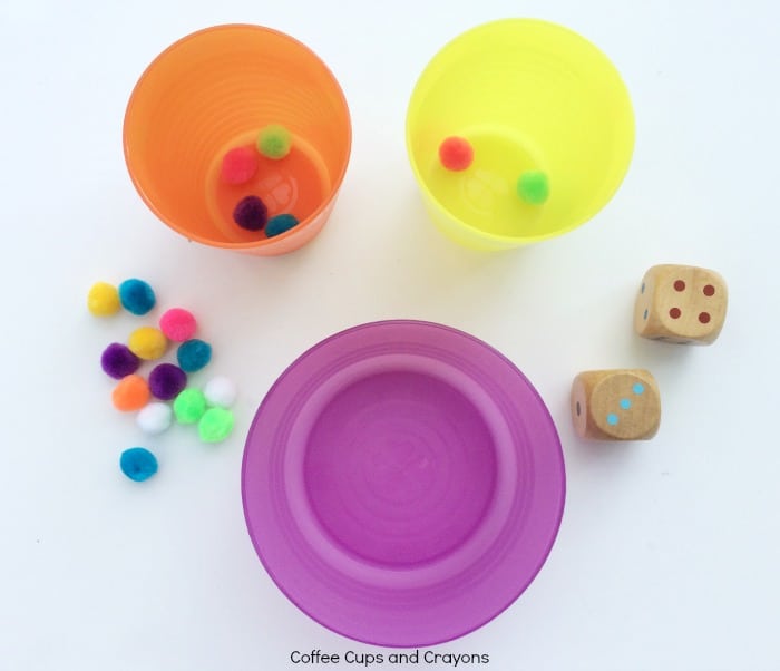 Simple and fun math addition game for kids! Lots of hands on learning!