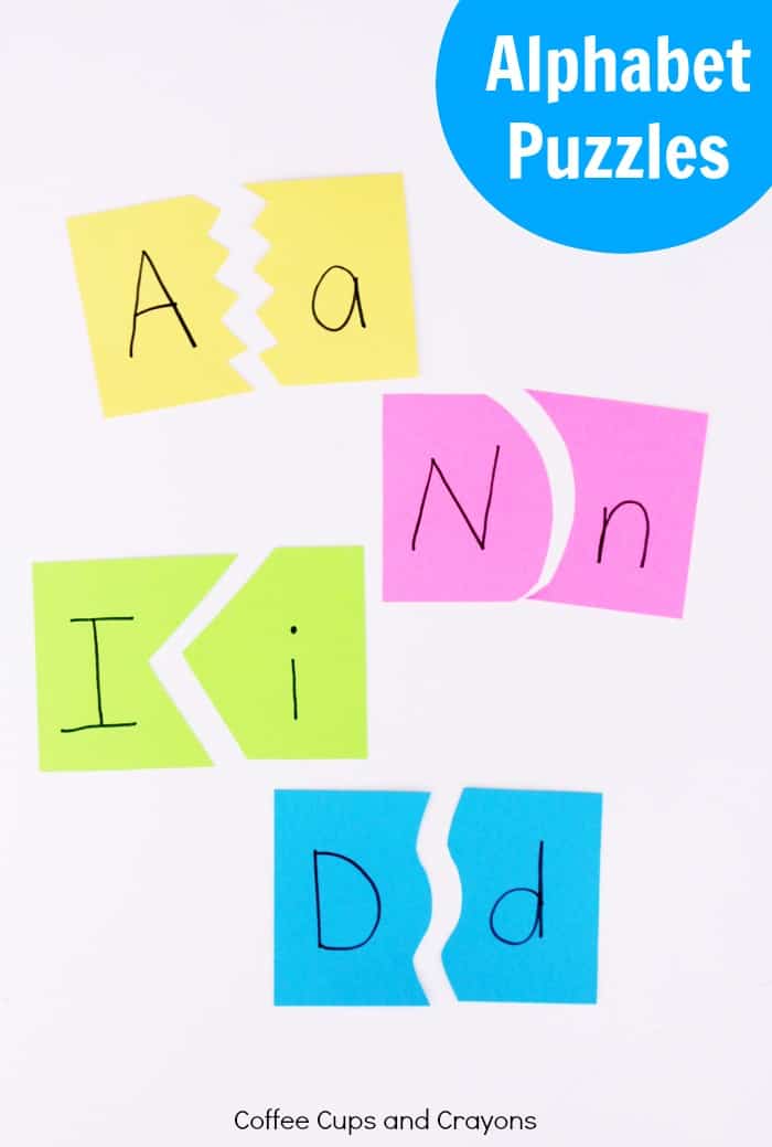 Alphabet puzzles that help kids learn to read and a book parents need to read about literacy!