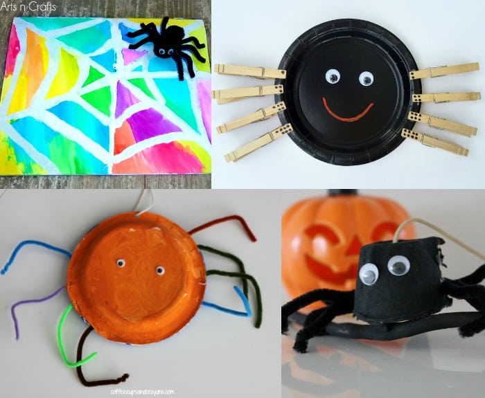 Fun spider crafts for kids!