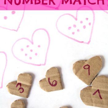 Kids will love playing this heart number match game! Play this to get ready for Valentine's Day!