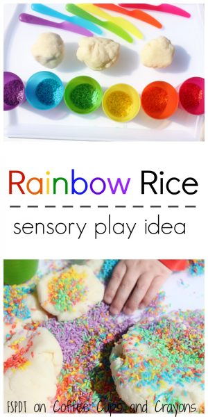 Download Rainbow Rice Sensory Play Activity