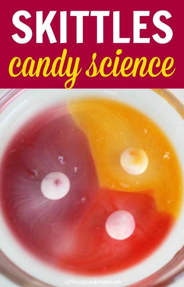 Super cool Skittles candy science experiment for kids!