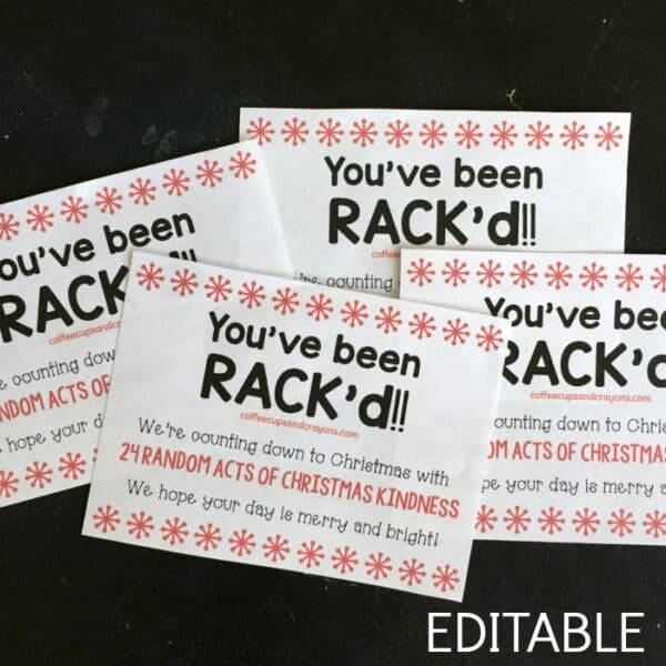 Editable RACK cards