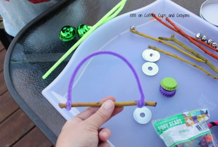 how to make a wind chime with kids