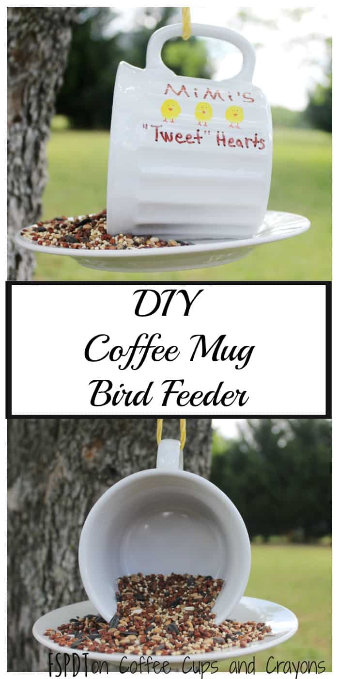 DIY Coffee Mug Bird Feeder