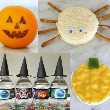 Super cute and easy healthy Halloween snacks for kids!