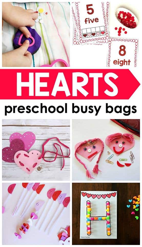 Heart Busy Bags Perfect for Preschoolers!