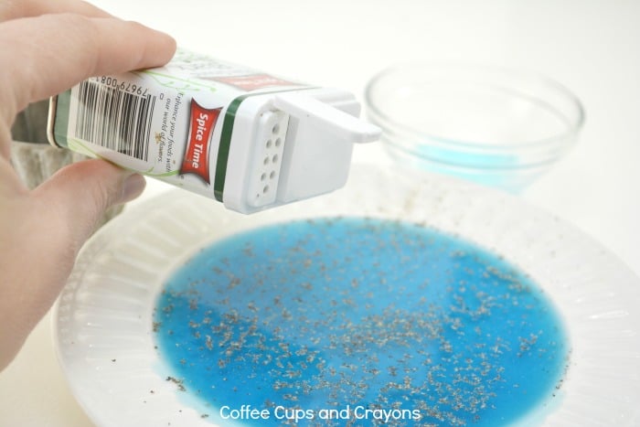 How to do the pepper and soap science experiment with kids!