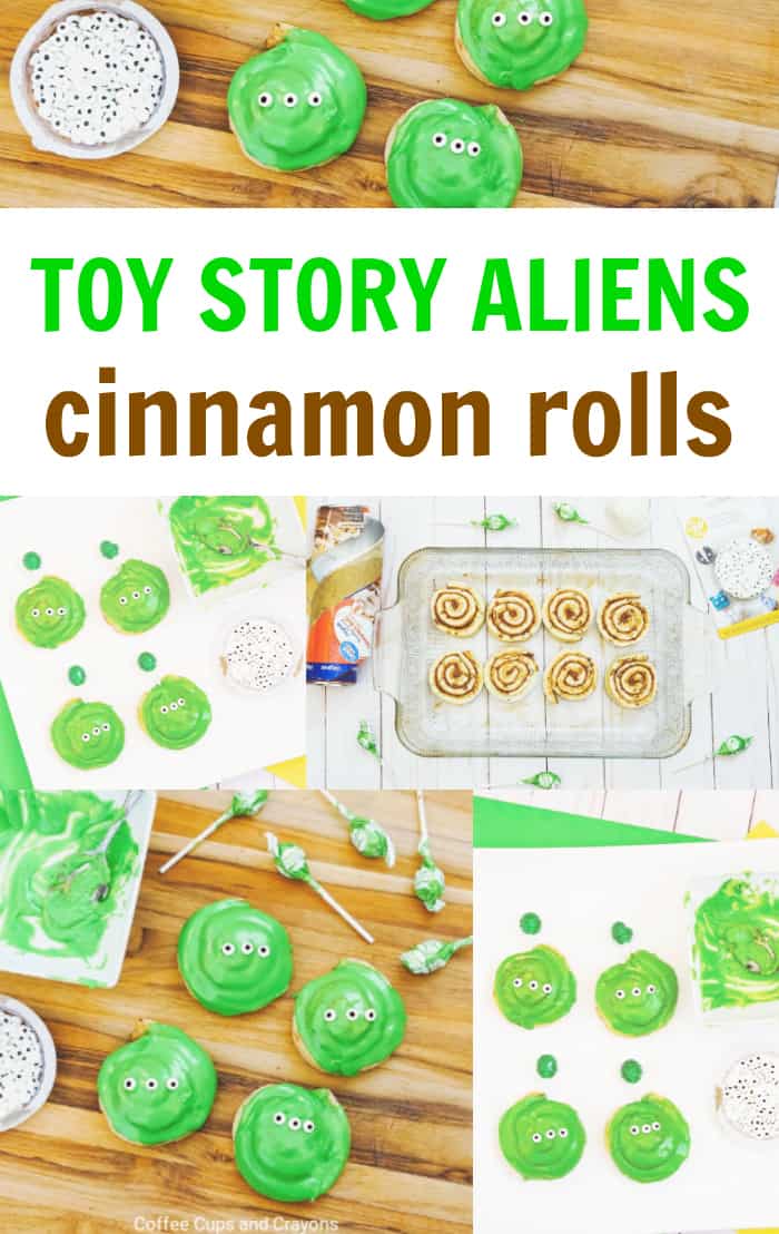 Toy Story Alien Cinnamon Rolls