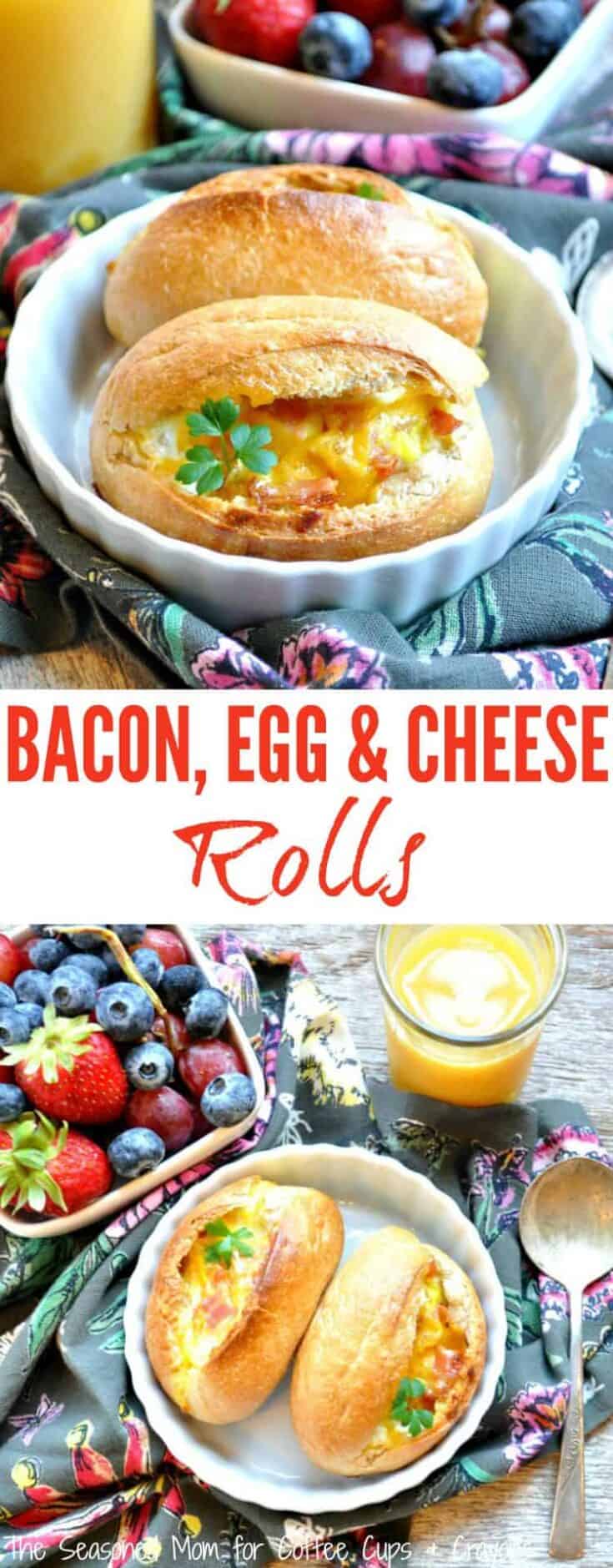 Bacon Egg and Cheese Rolls